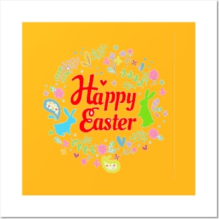 Happy Easter Day Posters and Art